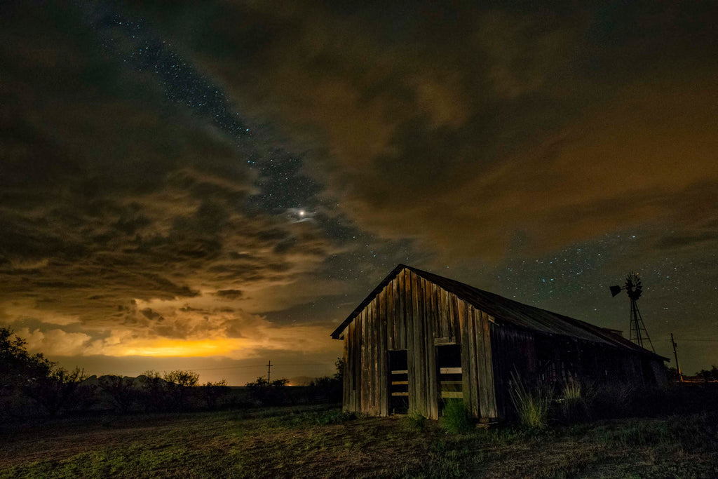Settling of Evening on the Ranch