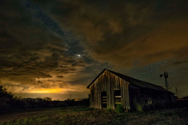 Settling of Evening on the Ranch