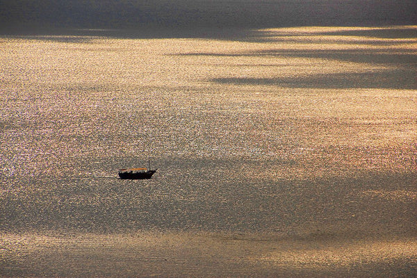 Wooden Boat on the Sea of Galilee- Israel