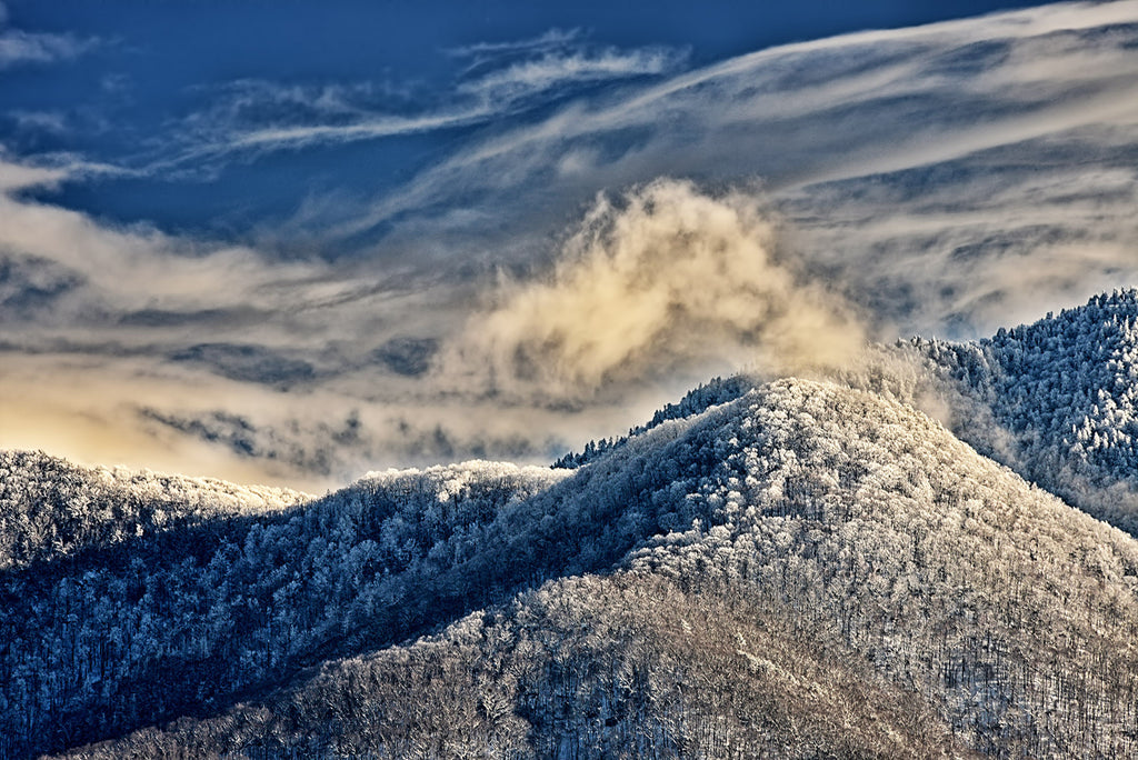 Passing Winter Squall On Round Top- GSM