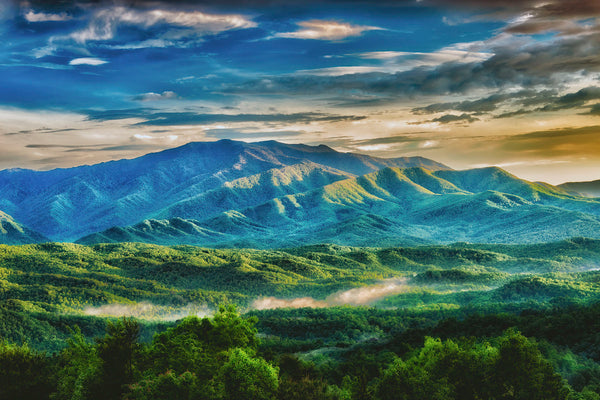 Peaceful Summer Evening Across the Smokies