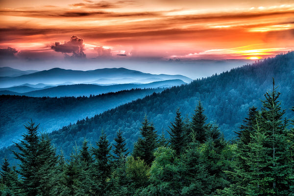 Last Colors of Evening- Clingmans Dome